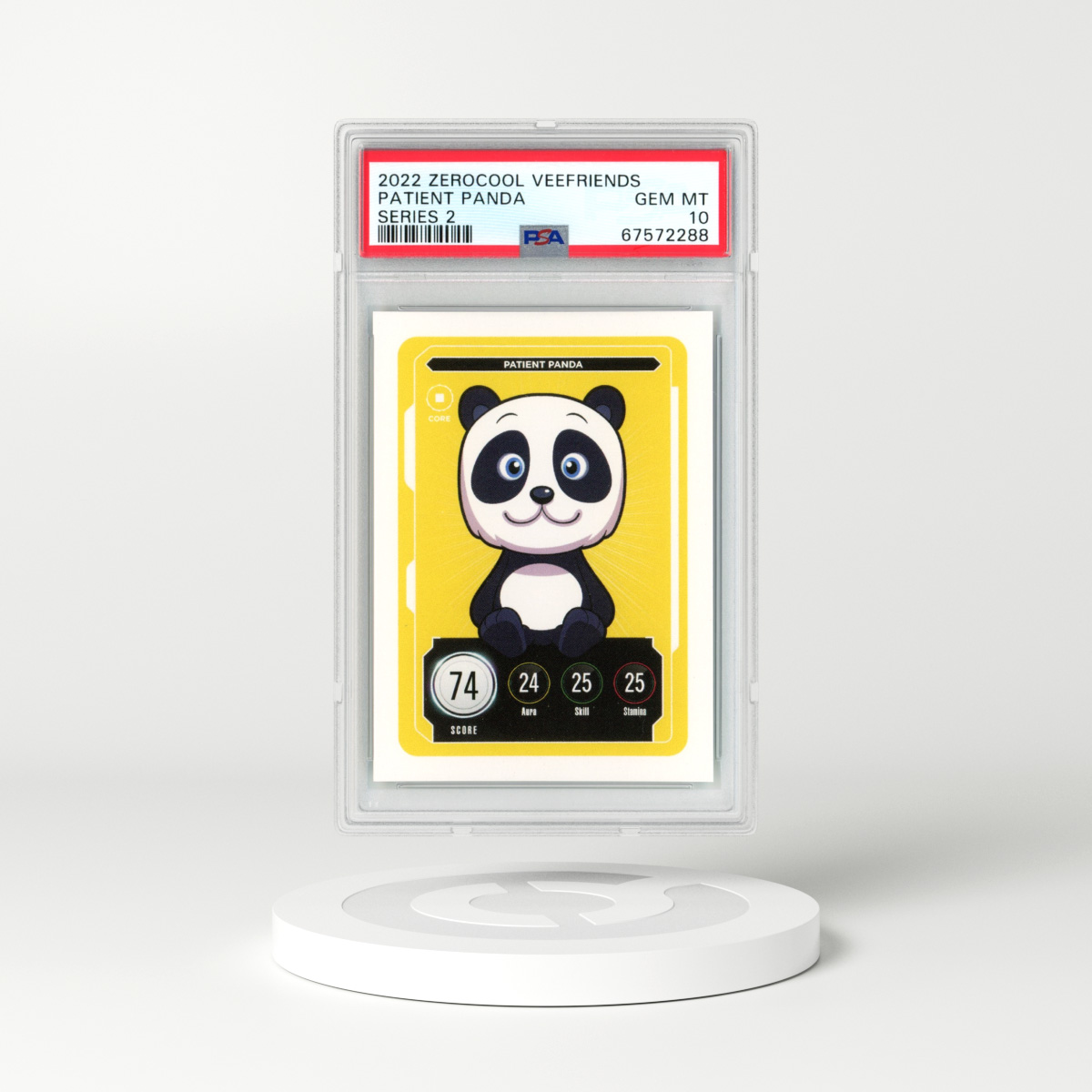 2022 Zerocool VeeFriends Patient Panda (PSA 10 GEM MINT)