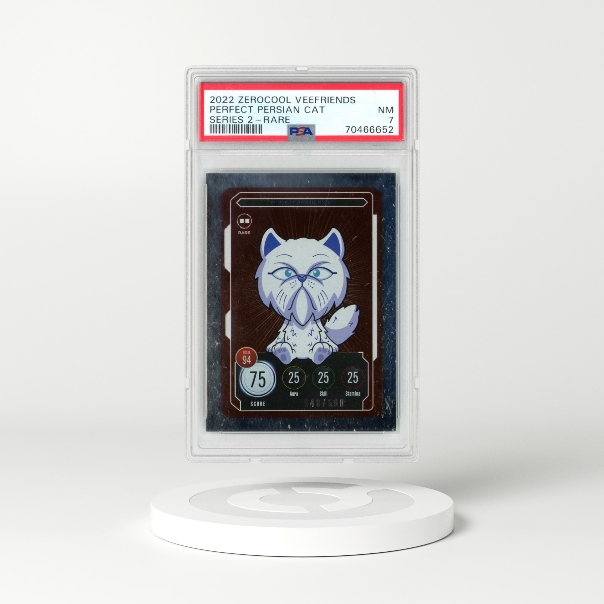 2022 Zerocool VeeFriends Perfect Persian Cat (PSA 7 NM)