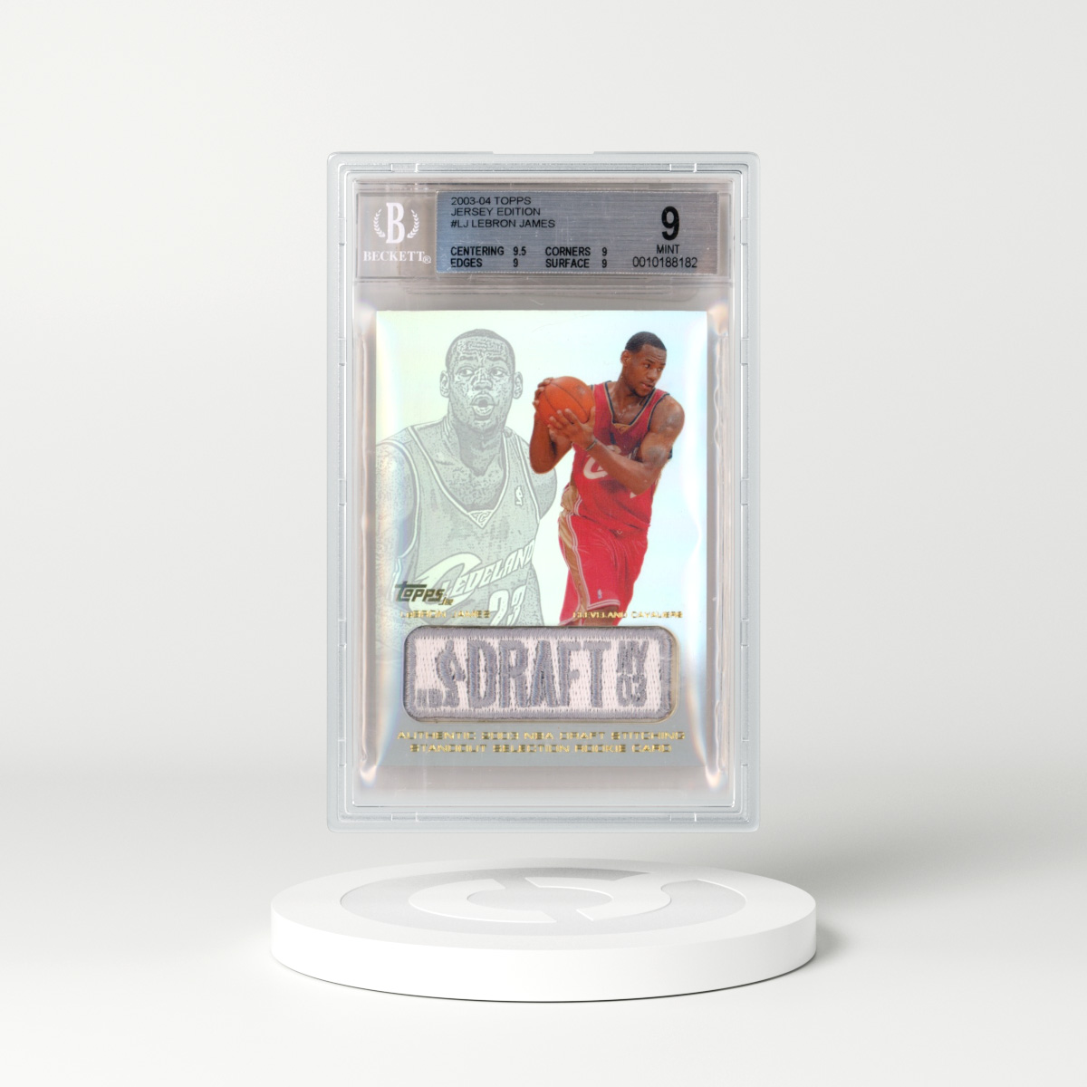 2003-04 Topps Jersey Edition #LJ Lebron James (BGS 9 MINT)