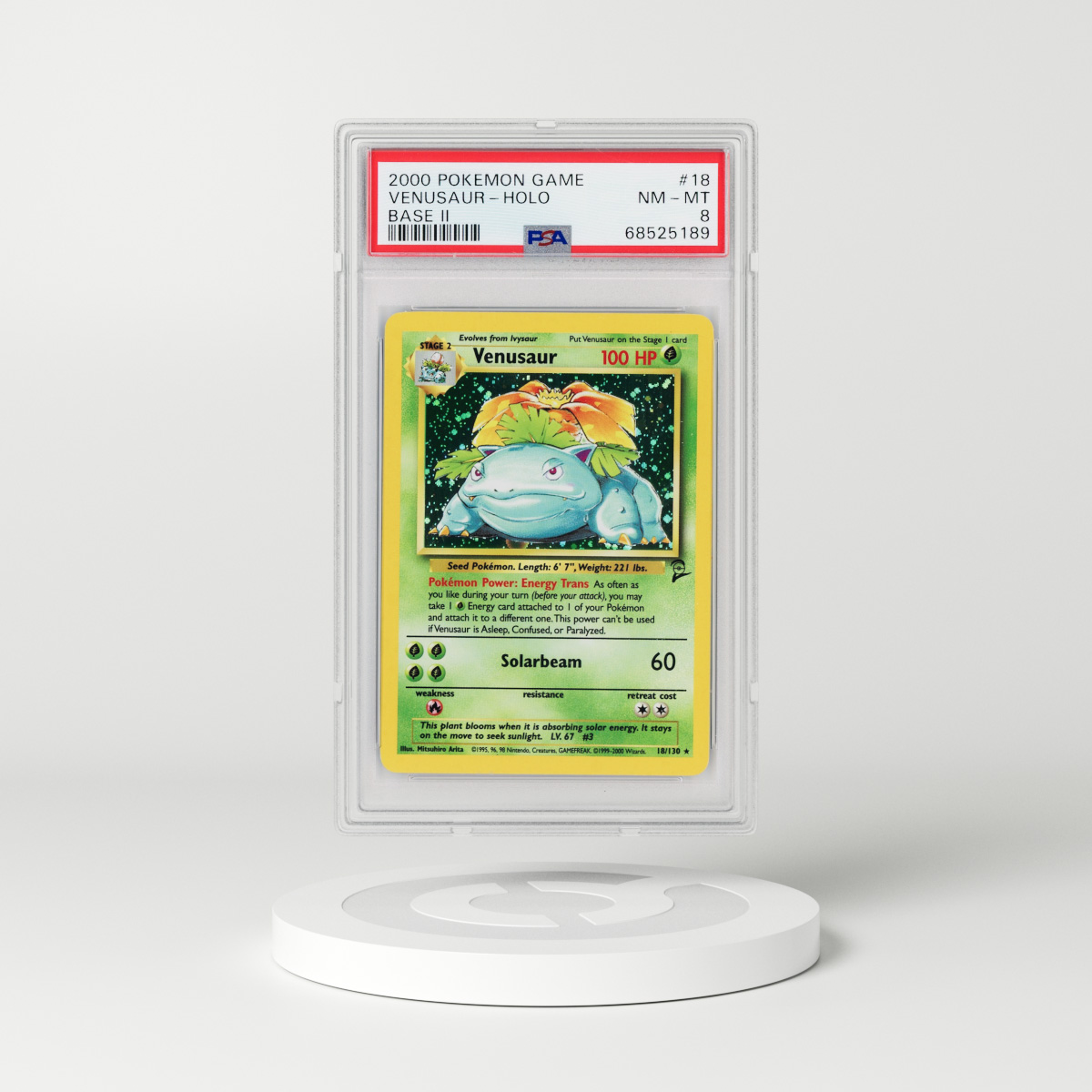 2000 Pokémon Base Set 2 #18 Venusaur