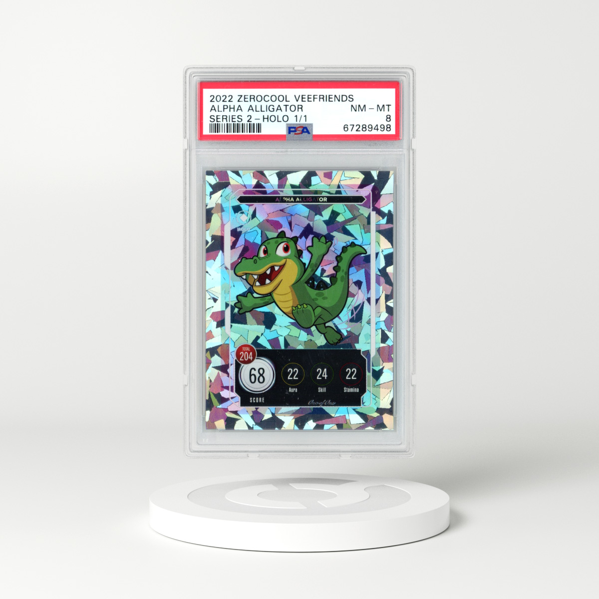 2022 Zerocool Veefriends Alpha Alligator (PSA 8 NM-MT)