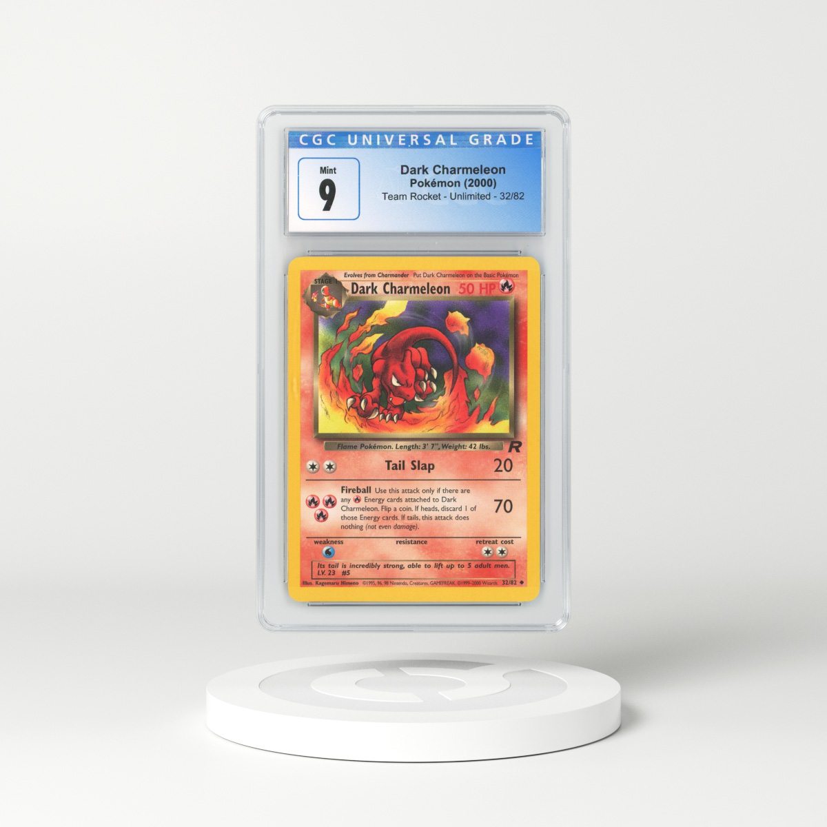 2000 Team Rocket #32 Dark Charmeleon (CGC 9 MINT)