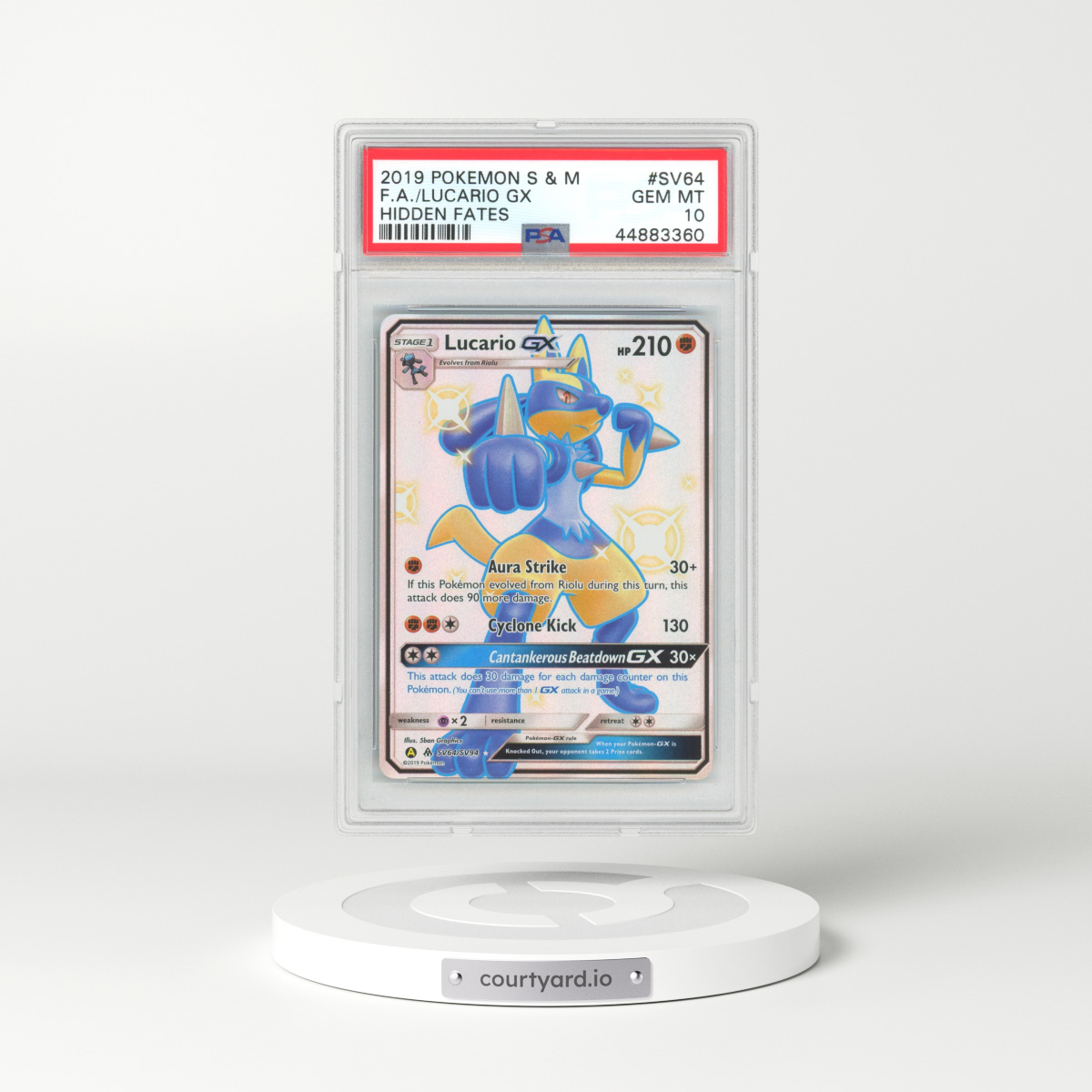 Lucario GX - Hidden Fates: Shiny Vault - Pokemon