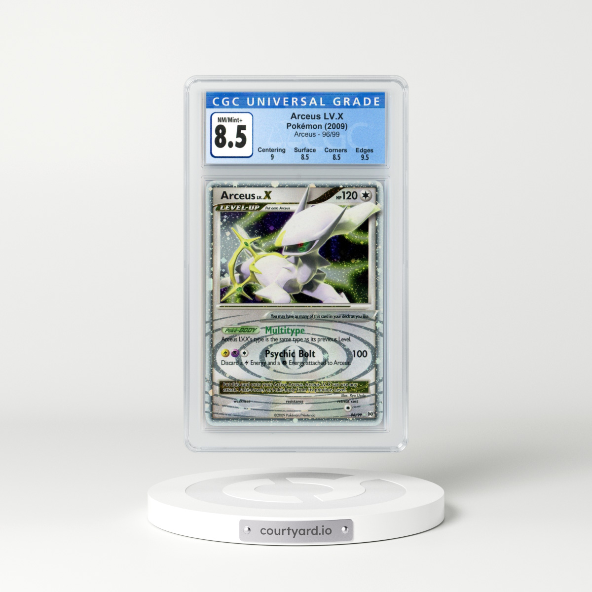 2009 Pokemon Platinum Arceus Arceus Lv. X Holo 96/99 PSA 7 NM