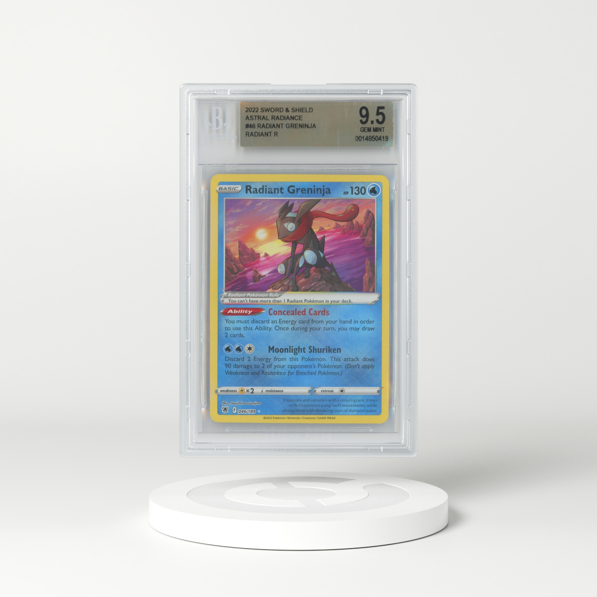 Shiny Rayquaza GX #177A | Pokemon Hidden Fates Premium Box | BGS 9.5 Gem  Mint