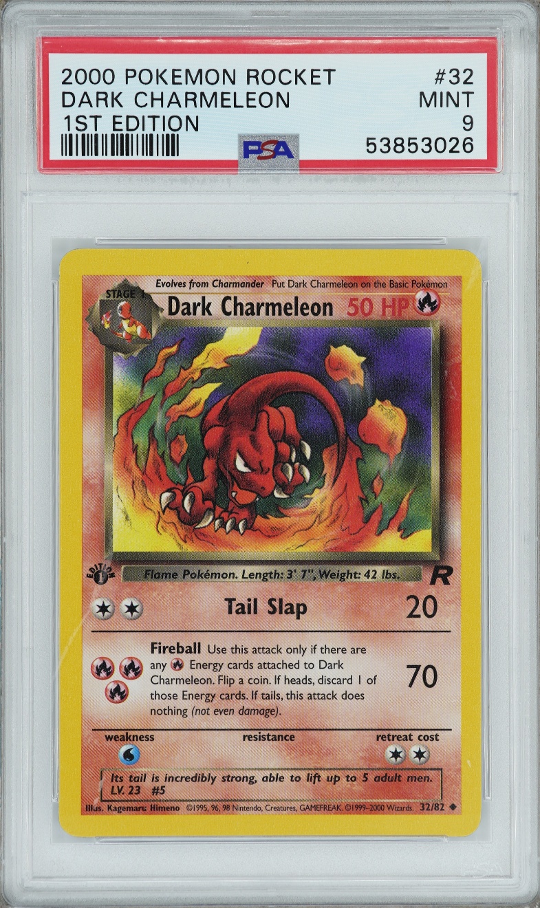 2000 Team Rocket #32 Dark Charmeleon - 1st Edition (PSA 9 MINT