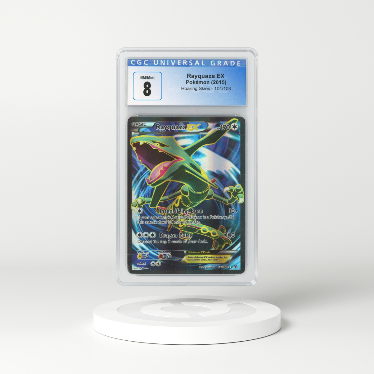 POKEMON MEGA M Rayquaza EX (Shiny Full Art) #98 ULTRA (Jumbo