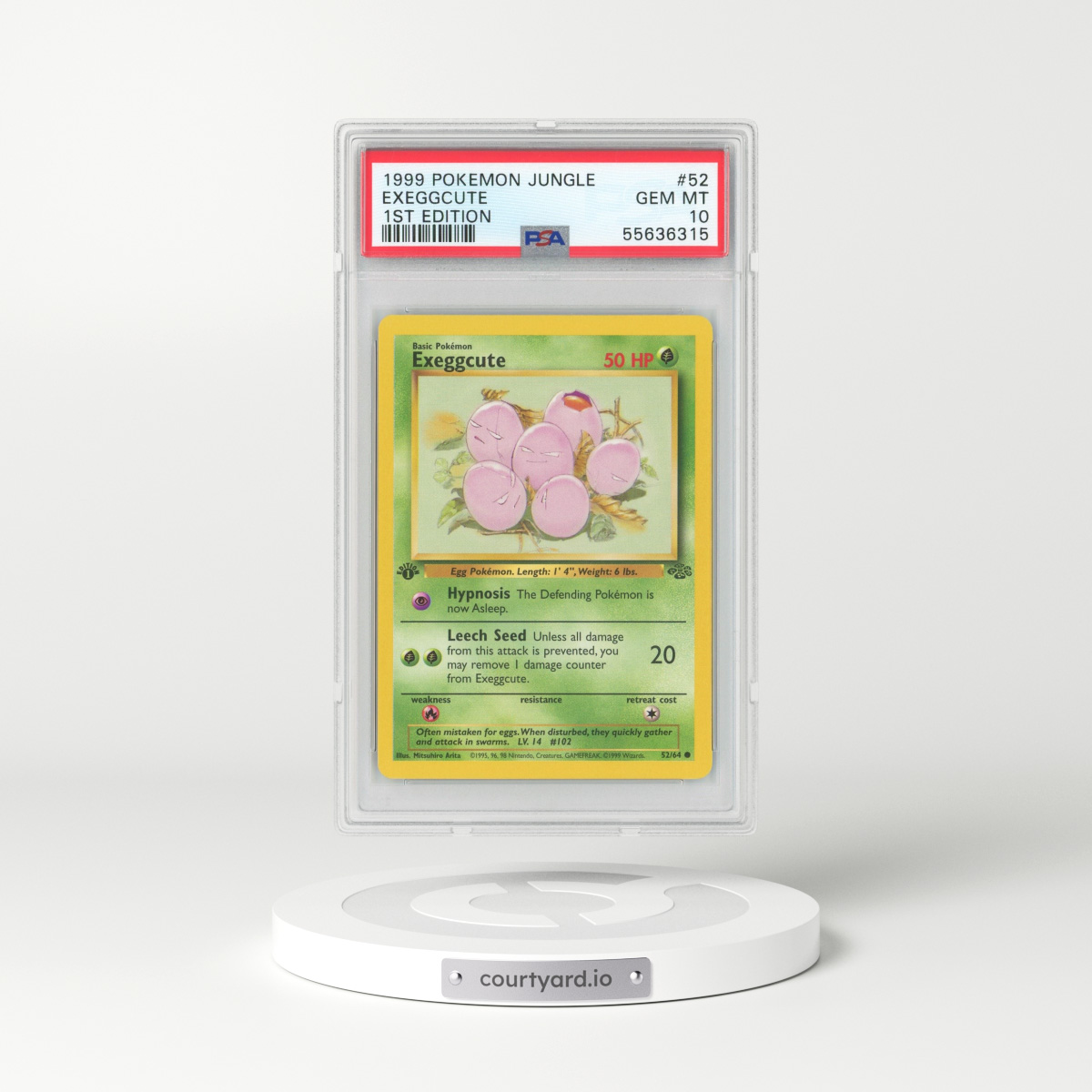 1999 Jungle #52 Exeggcute - 1st Edition (PSA 10 GEM MINT)