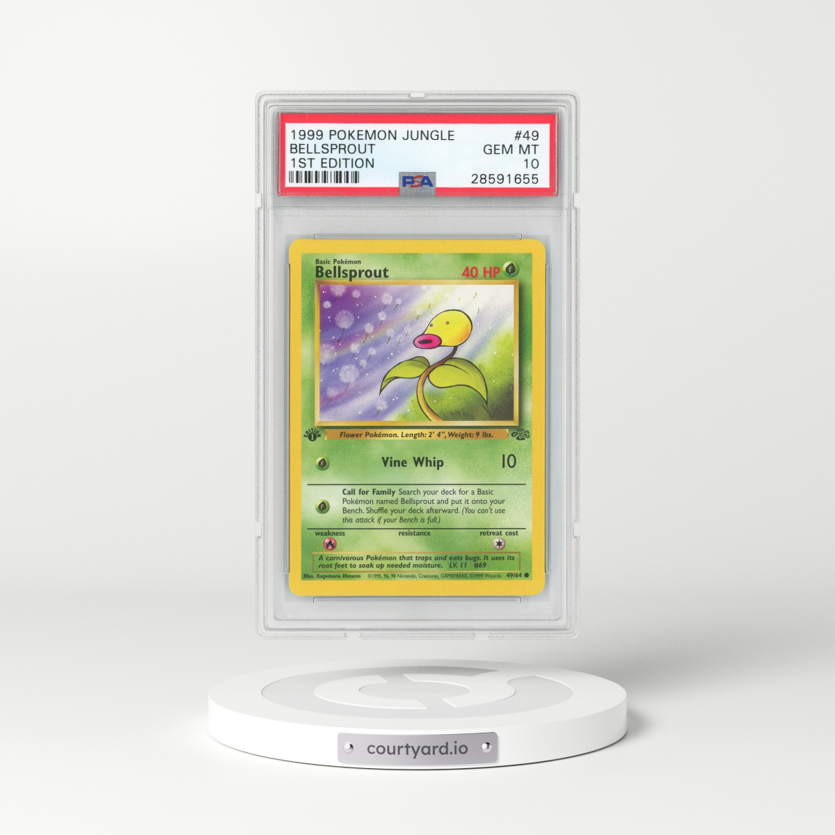 1999 Jungle #49 Bellsprout - 1st Edition (PSA 10 GEM MINT)