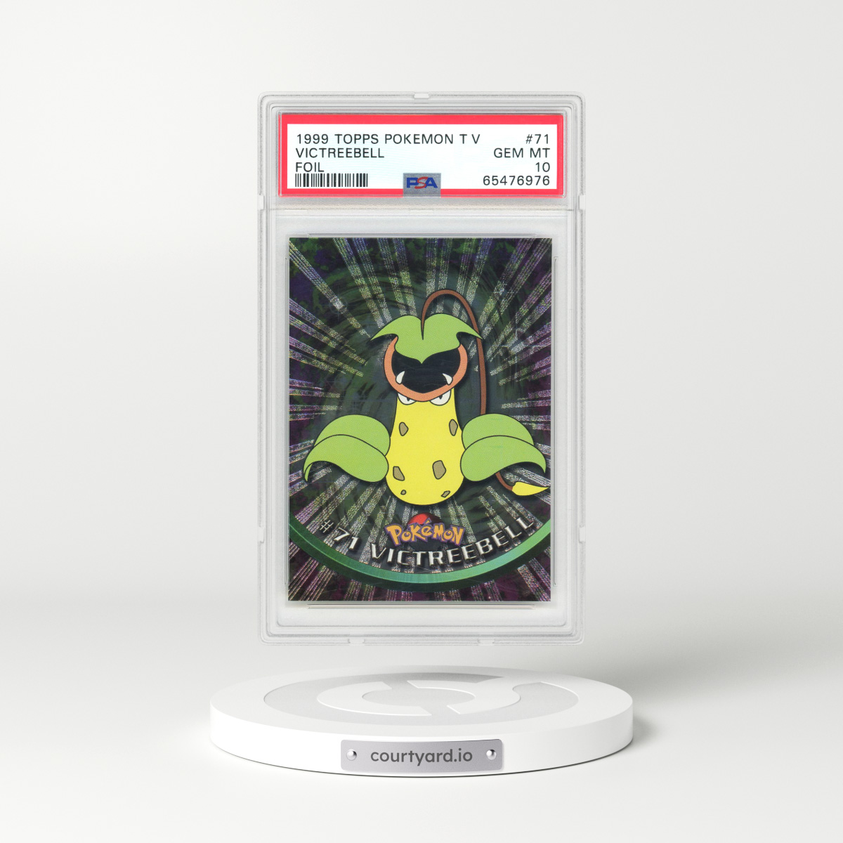 1999 Topps Pokemon TV #71 Victreebell - Holo (PSA 10 GEM MINT)