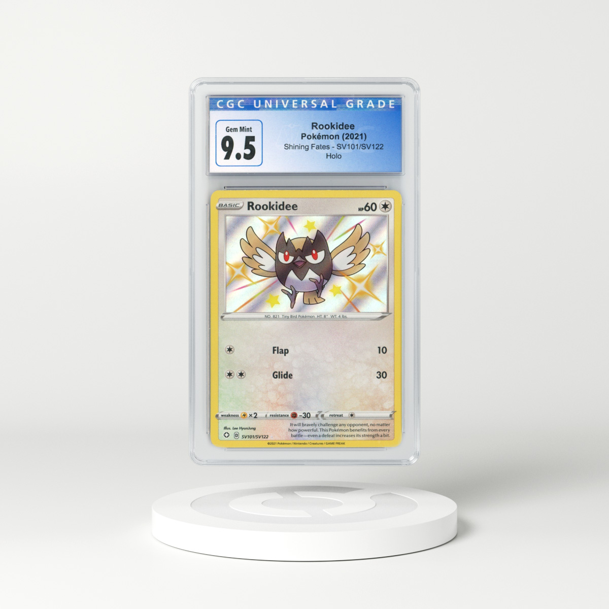 2021 Shining Fates #SV101 Rookidee - Holo (CGC 9.5 GEM MINT)