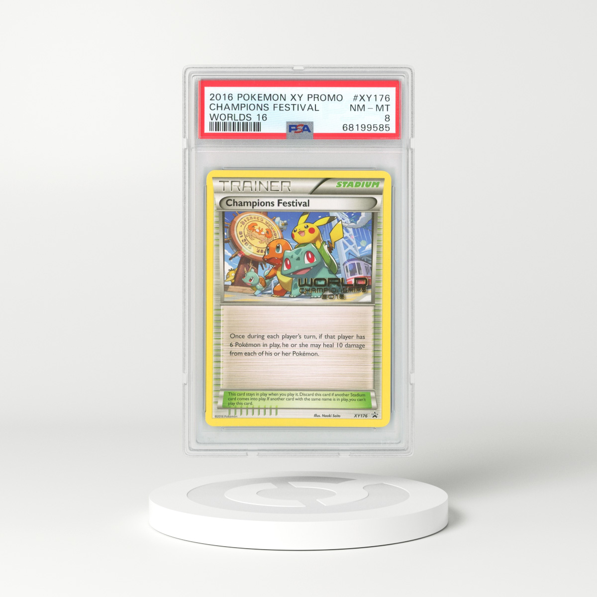 2016 XY Promos #XY176 Champions Festival (PSA 8 NM-MT)