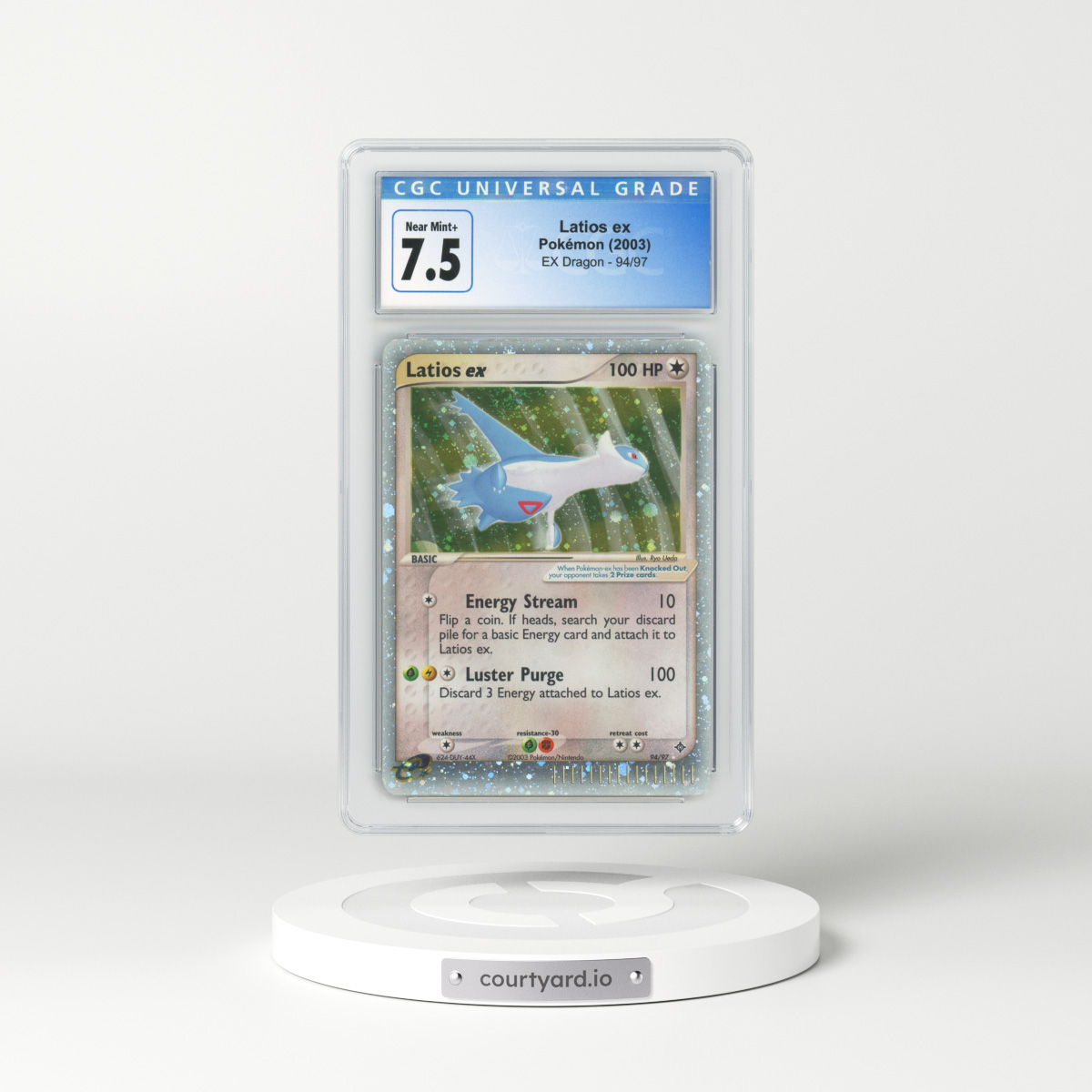 2003 EX Dragon #94 Latios EX - Holo (CGC 7.5 NM+)