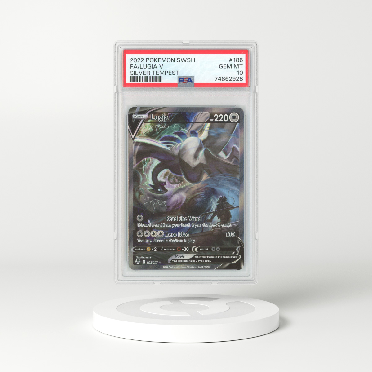 Mavin  PSA 10 Pokemon 2022 Ho-Oh V Full Art Silver Tempest Card