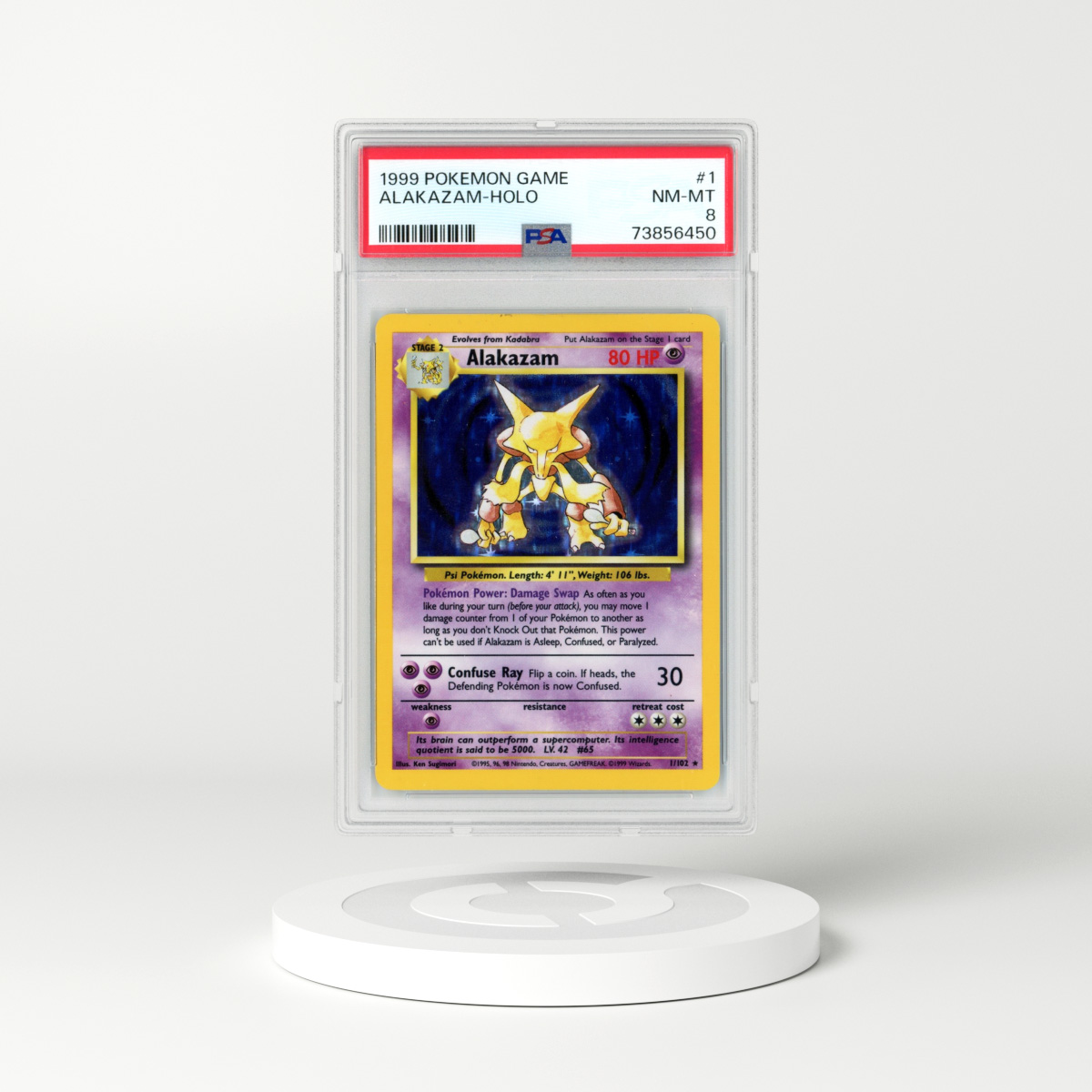 1999 Pokemon Alakazam - 1st Edition Shadowless