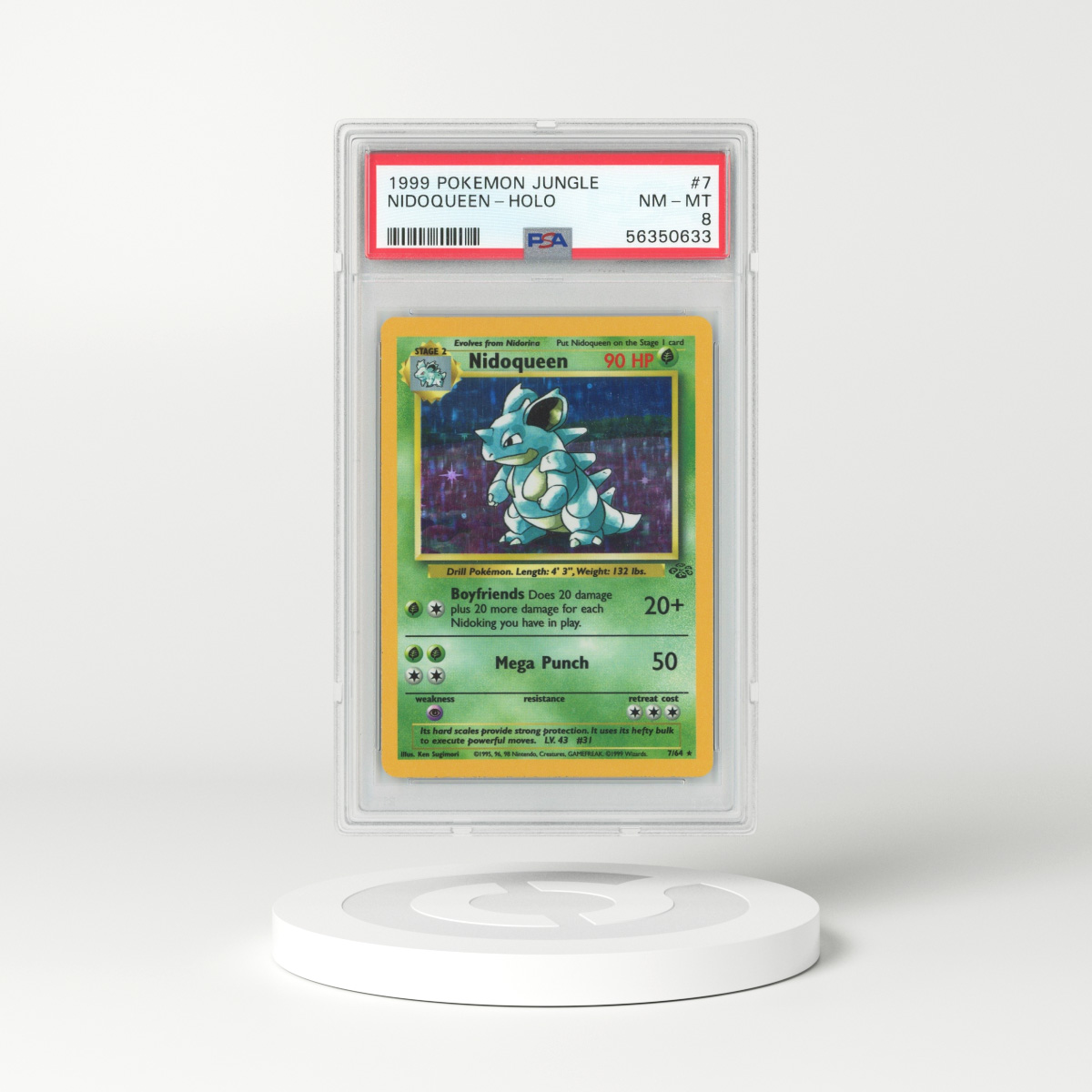 Pokemon Jungle Rare Holo Nidoqueen #7 