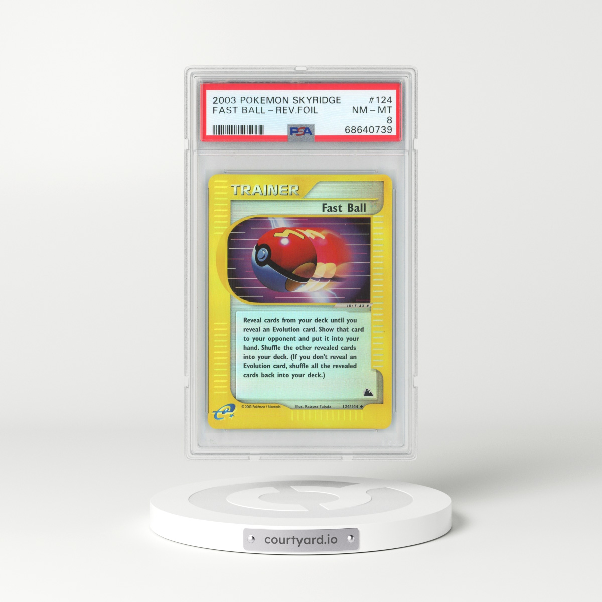 2003 Skyridge #124 Fast Ball - Holo (PSA 8 NM-MT)