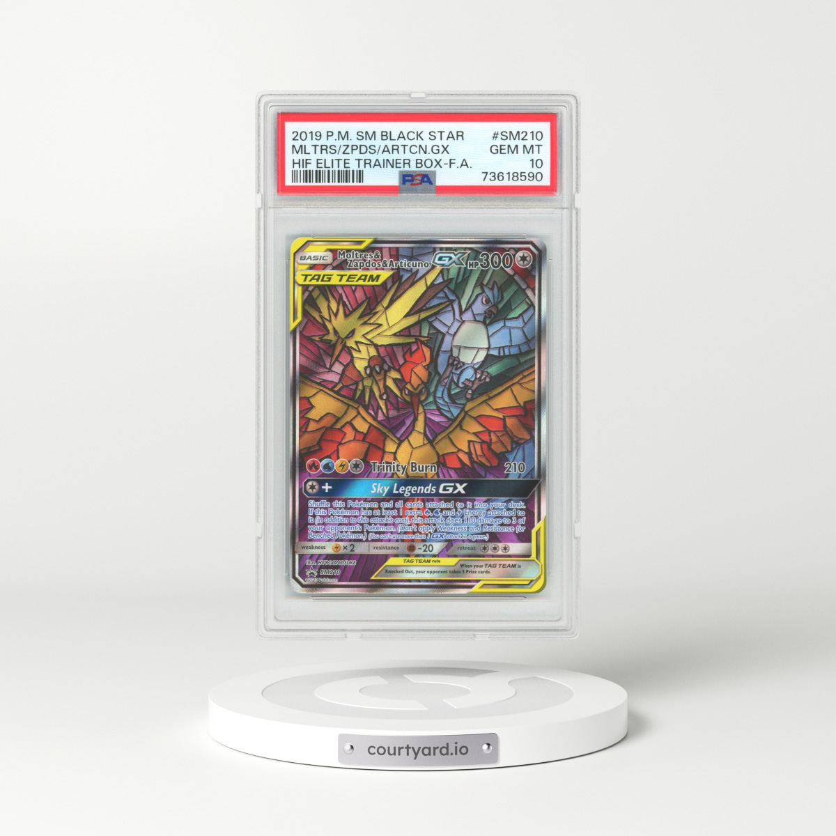 Moltres & Zapdos & Articuno GX (SM210) [Sun & Moon: Black Star Promos]