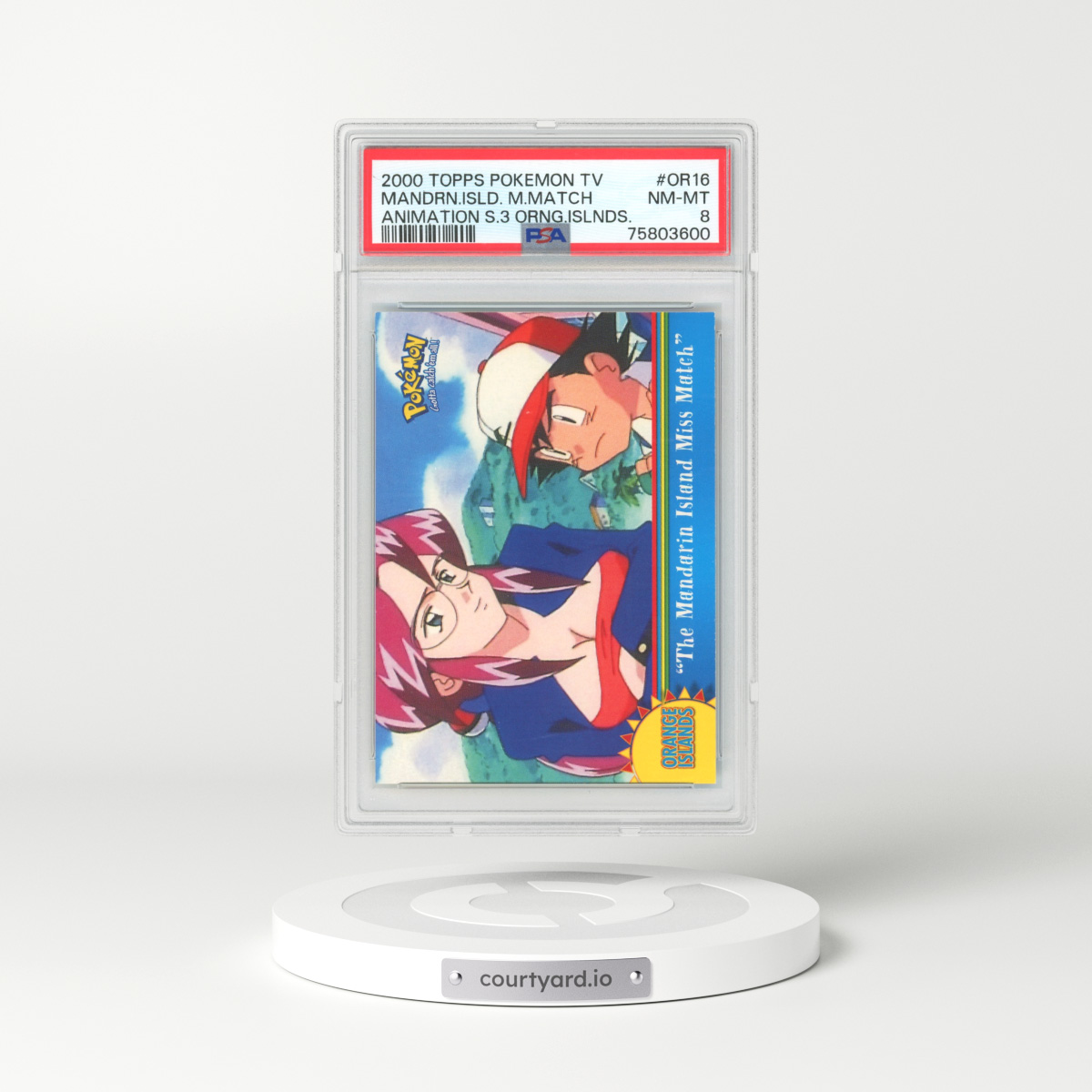 2000 Topps Pokemon TV #OR16 The Mandarin Islands Mismatch - Full Art (PSA 8 NM-MT)