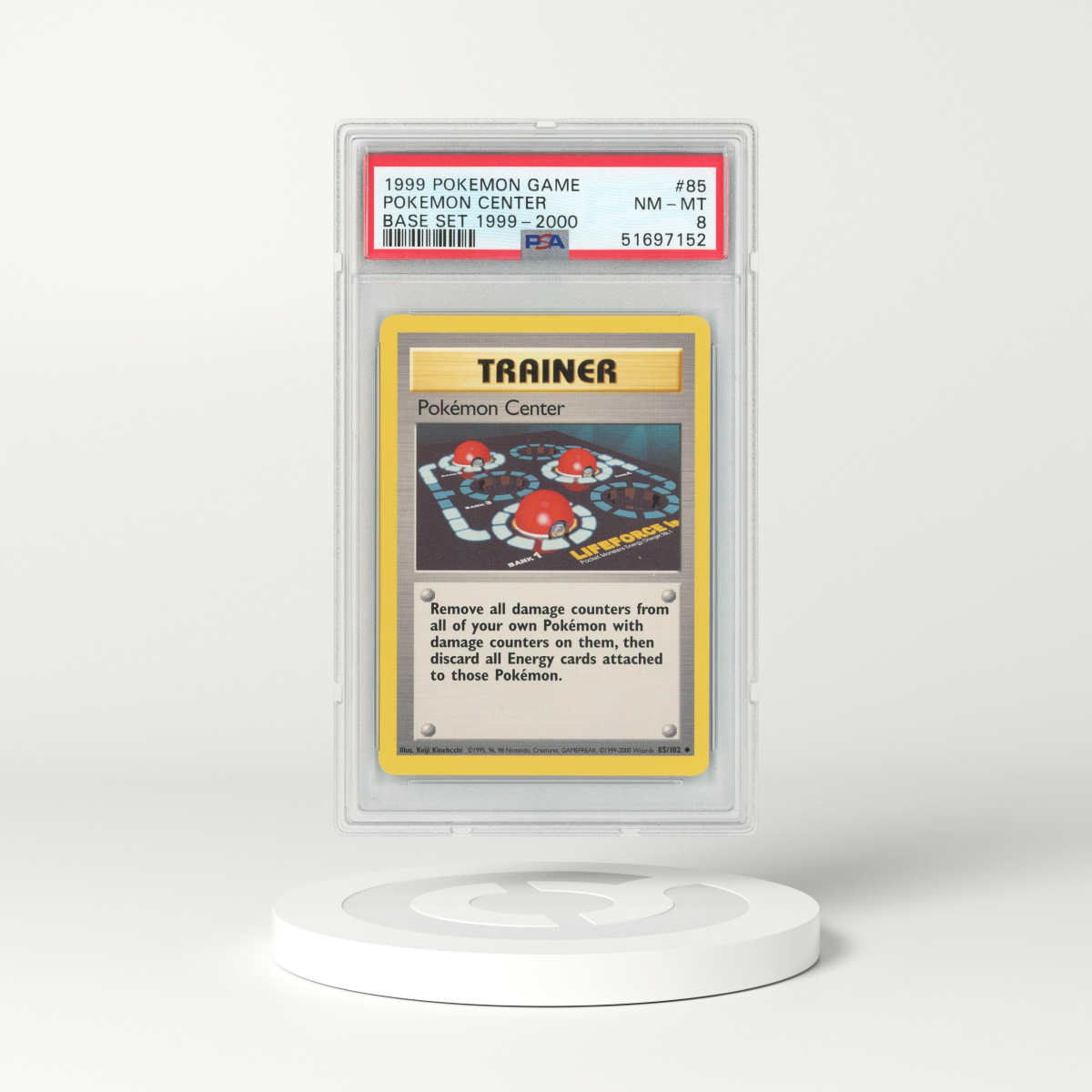 1999 Base Set #85 Pokemon Center (PSA 8 NM-MT)