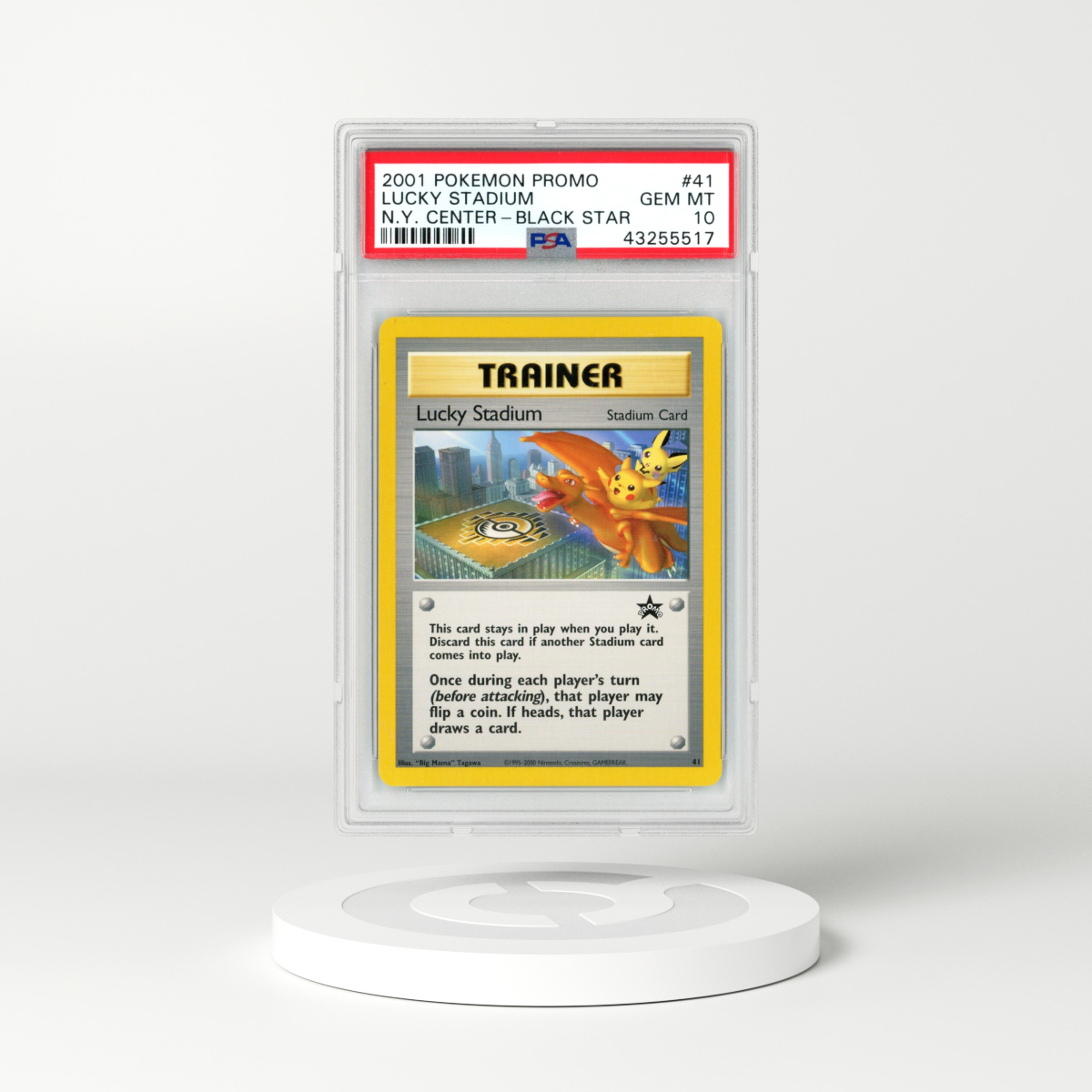 2001 Pokemon Promo #41 Lucky Stadium (PSA 10 GEM MINT)