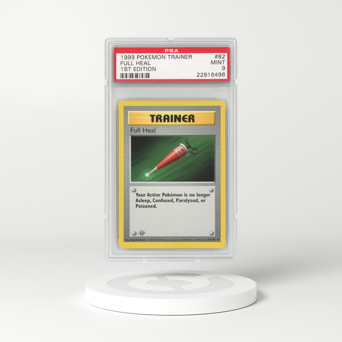 1999 Base Set #82 Full Heal - 1st Edition (PSA 9 MINT)