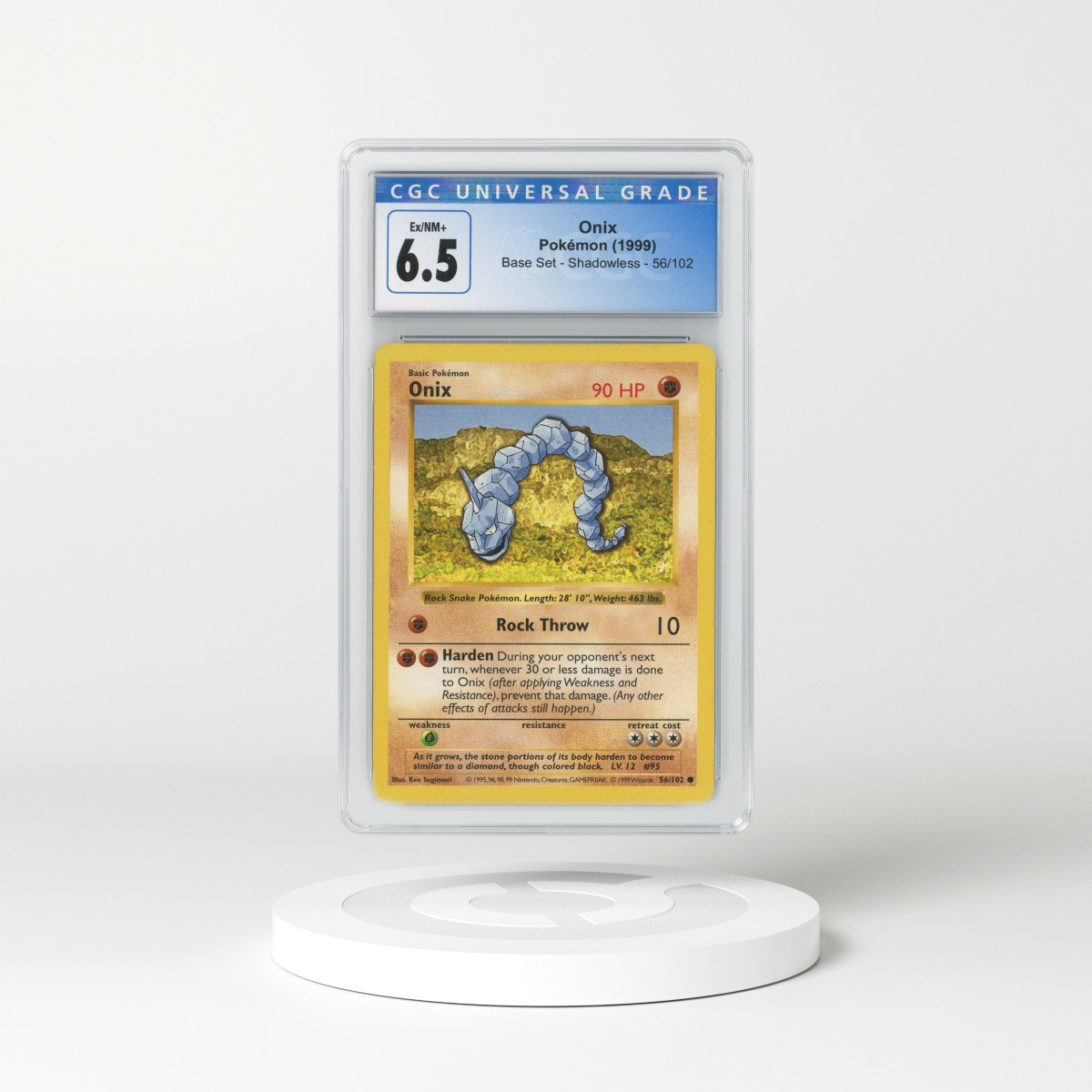 Onix - Base Set (Shadowless) - Pokemon