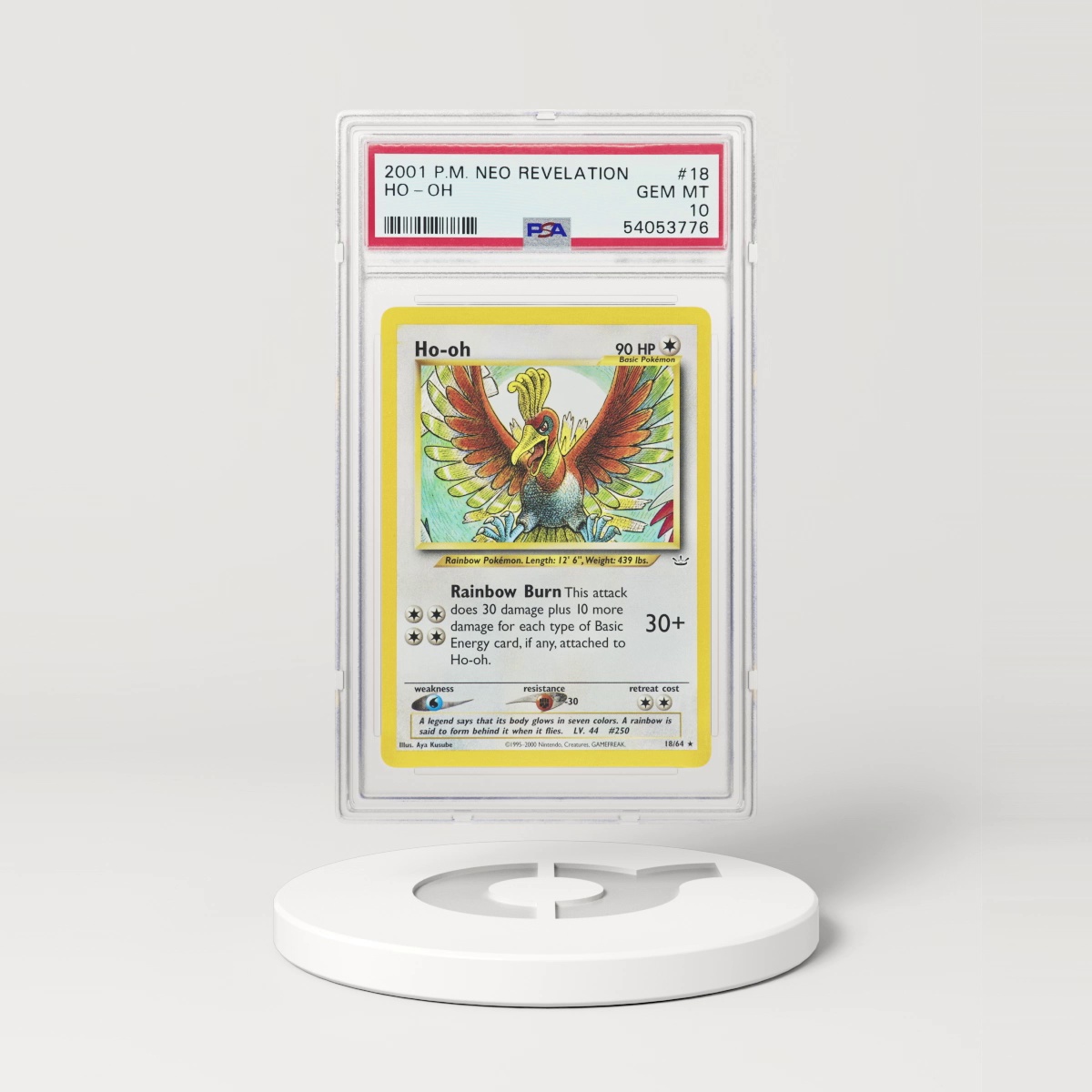 2001 Neo Revelation #18 Ho-Oh (PSA 10 GEM MINT)