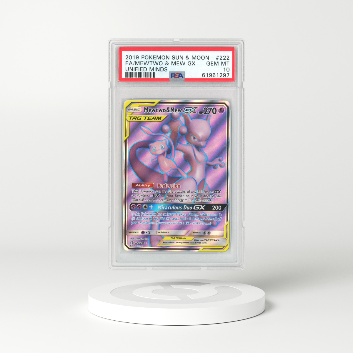 Mewtwo & Mew GX - Sun & Moon: Unified Minds - Pokemon