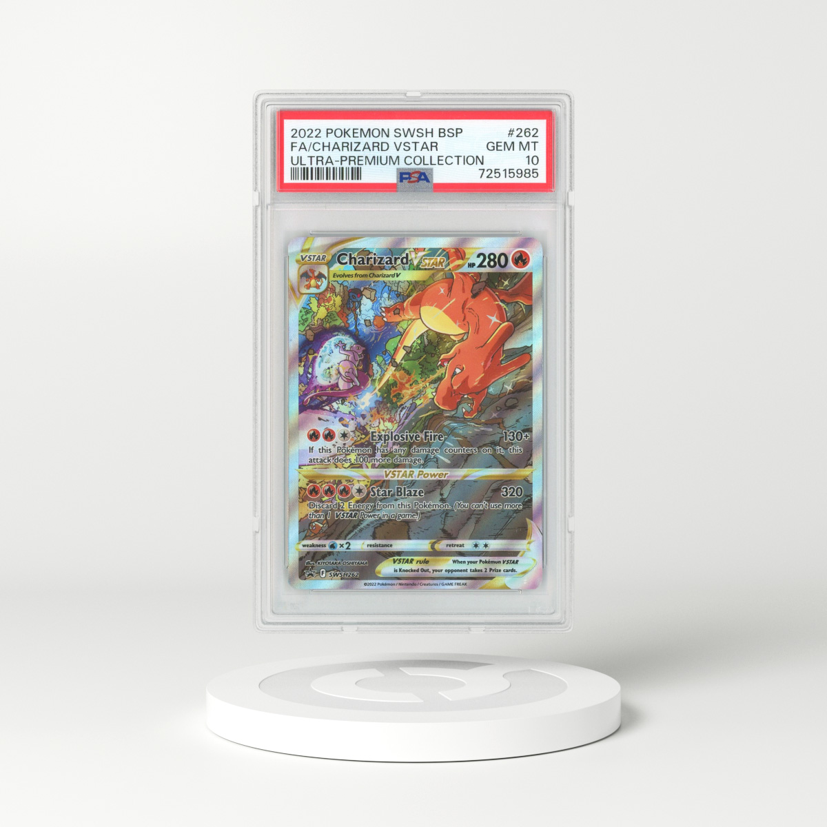2022 DP Black Star Promos #262 Charizard VSTAR - Full Art Holo (PSA 10 GEM MINT)