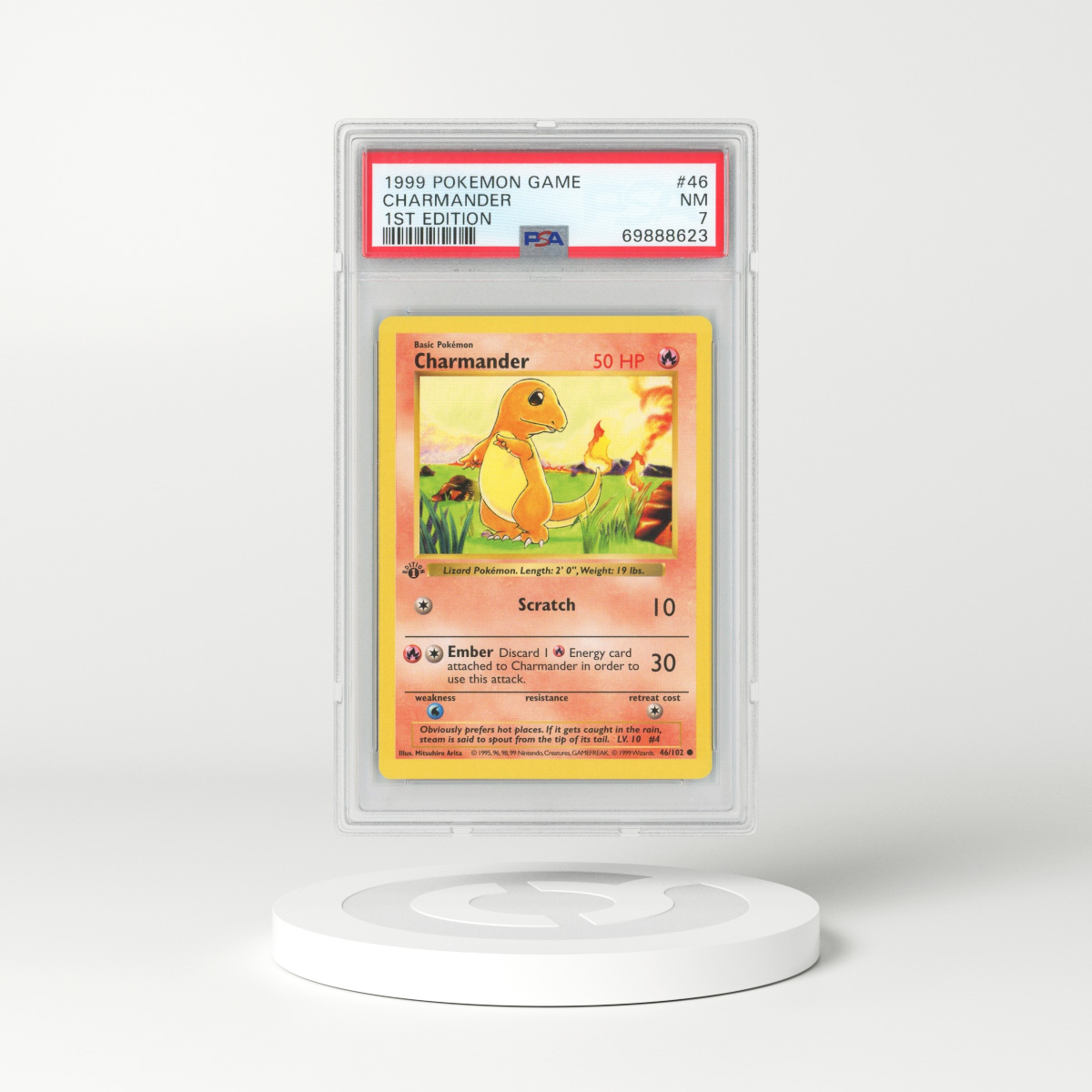 Online Psa 7 1st edition charmander pokemon card