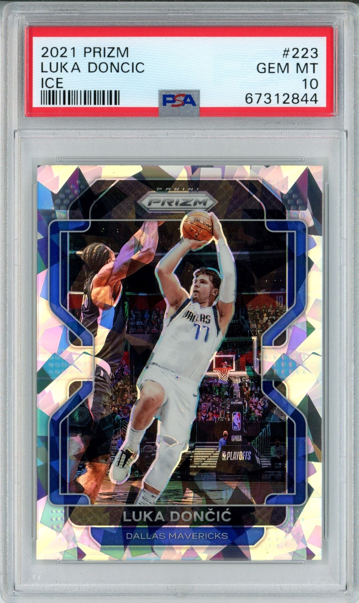 2021 Prizm #223 Luka Doncic - Ice (PSA 10 GEM MINT) | Courtyard.io