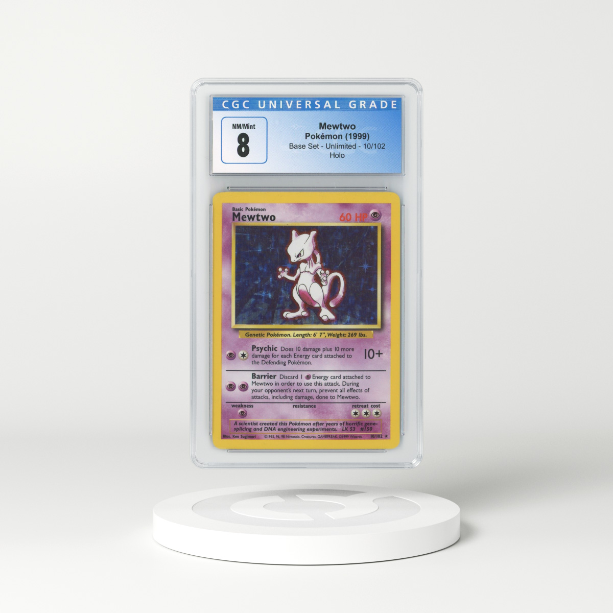 2009 Pokemon Japanese Mewtwo Lv.X Collection Pack #6 Lv.X-Holo